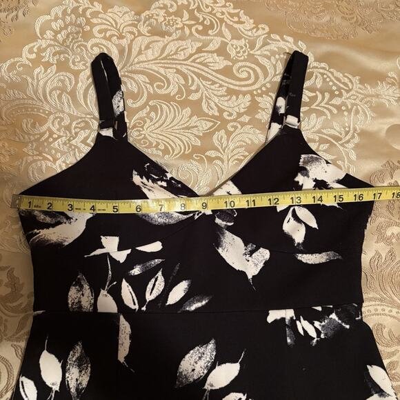 Ivanka Trump Womens Scuba Crepe Floral Square Hardware Strap Midi Sheath‎ Dress - Picture 9 of 12